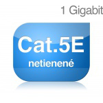 Cat 5E komponenty netienené