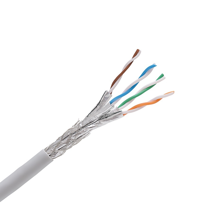 Keline inštalačný kábel Cat 7A, S/FTP, LSOH, Dca - s2, d2, a1 (KE1200HS23-Dca)