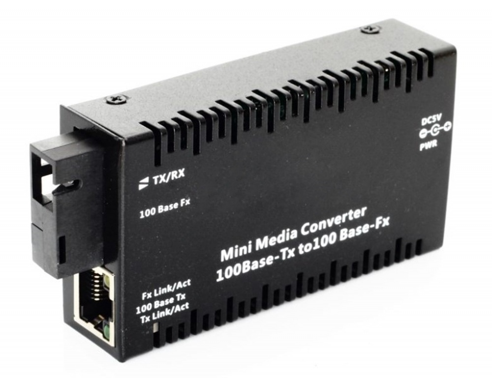 Fast Ethernet prevodník, singlemode 20 km, SC, Tx:1550/Rx:1310 nm