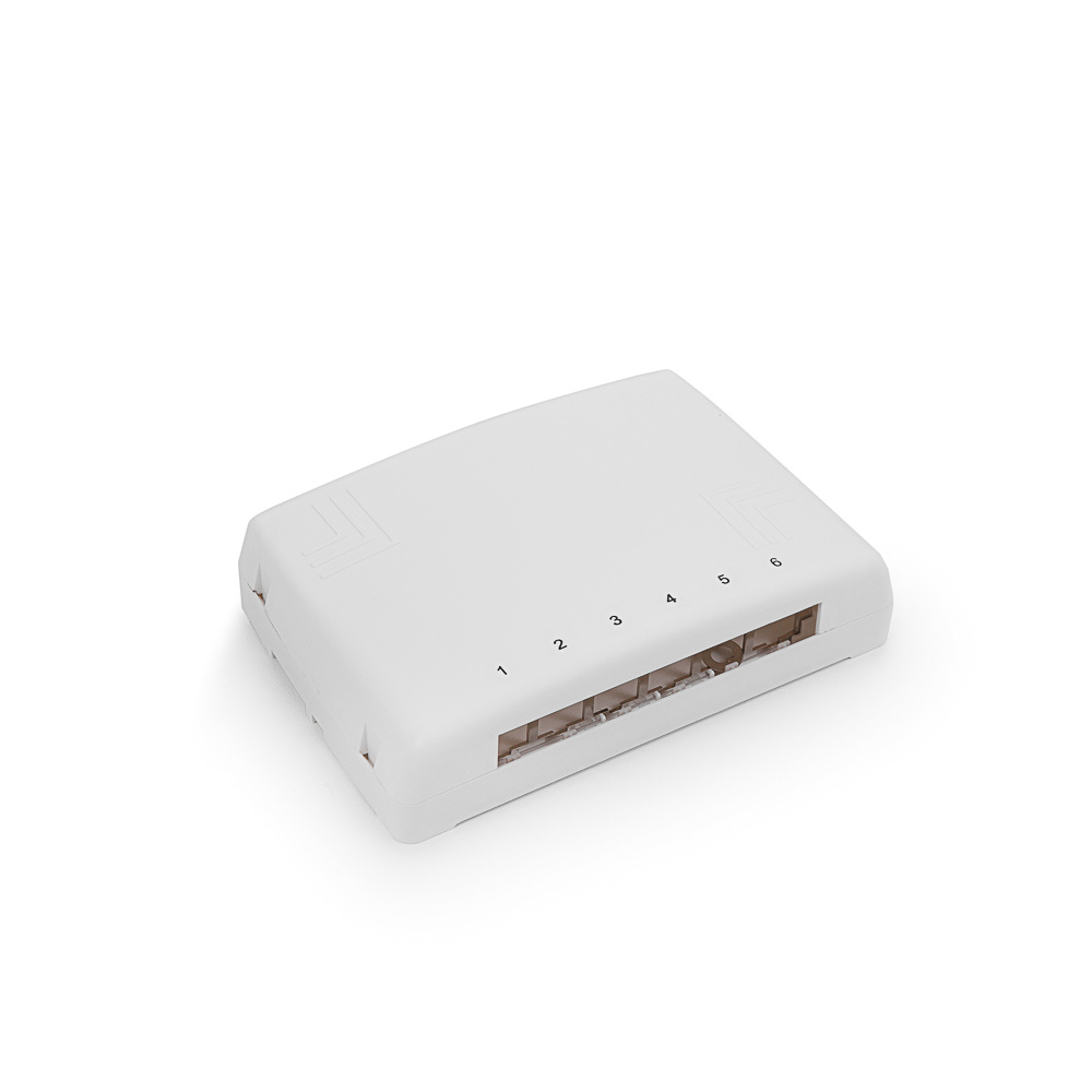 Keline kompakt box Cat 5E, osaden&yacute; s 6xKEJ-C5E-U-TL