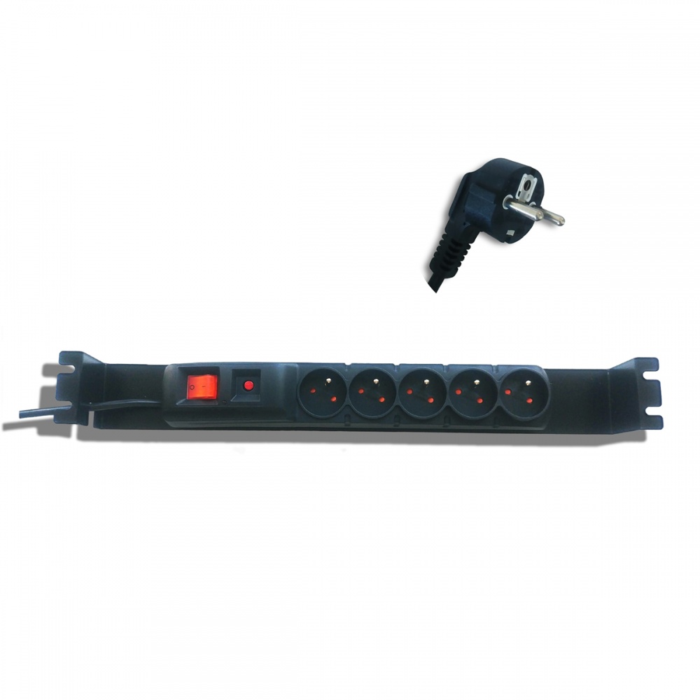 Keline rozvodn&yacute; panel 19", 5 x 230V, French