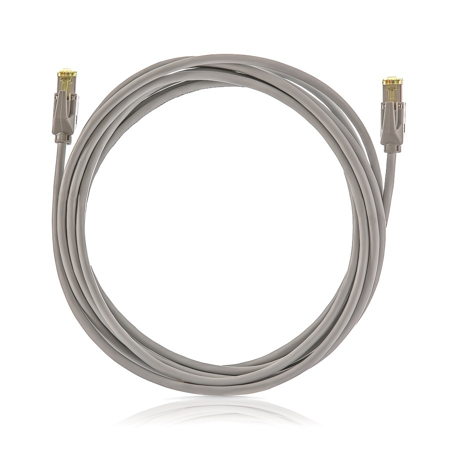 Keline patch kábel Cat 6A, STP, LSOH, šedý