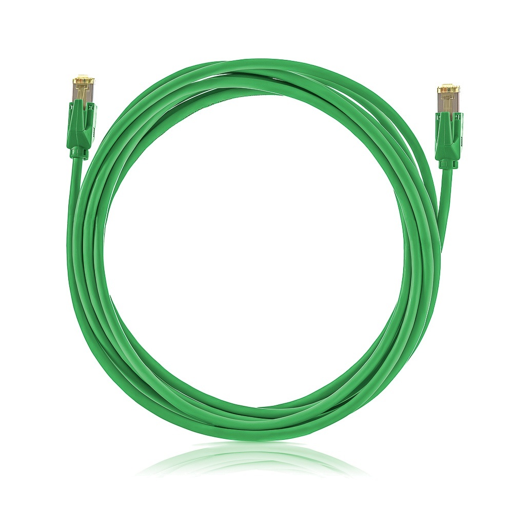 Keline patch kábel Cat 6A, STP, LSOH, zelený
