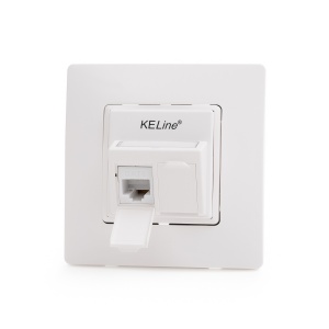 Keline zásuvkový modul pre Legrand® NiloeTM, Category 5E, 2xRJ45/u, osadený