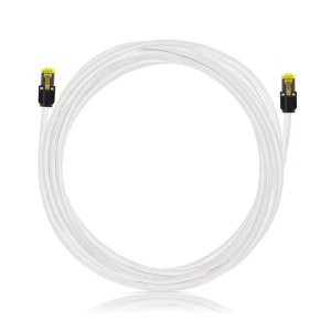 Mini Boot Keline patch kábel Cat 6A, STP, LSOH, biely