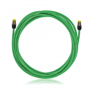 Mini Boot Keline patch kábel Cat 6A, STP, LSOH, zelený