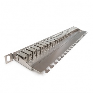 Keline&nbsp;patch panel Cat 6A, HD, osadený s 24xKEJ-C6A-S-HD, 0,5U