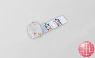 Káblová vložka pre konektory preLink® AWG 27-26, biela